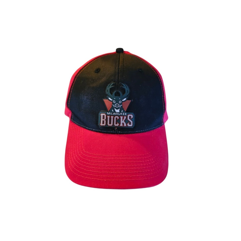 MILWAUKEE BUCKS  Adjustable One Size Fits All Red  PROMOTIONAL CAP